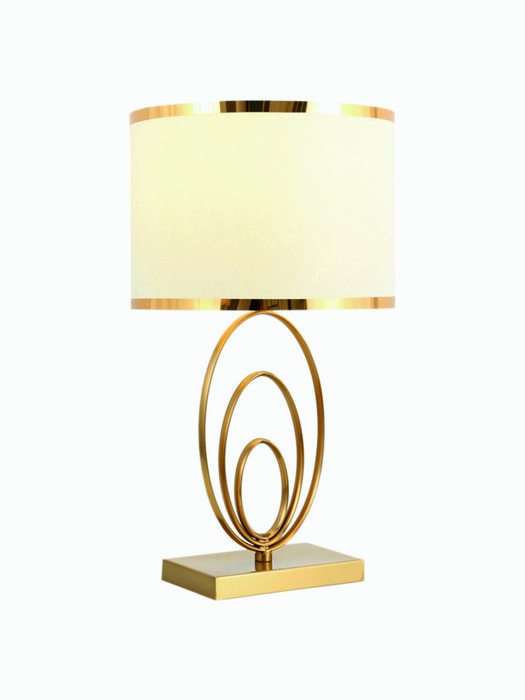 Настольная лампа Riccarda-2 бело-золотого цвета