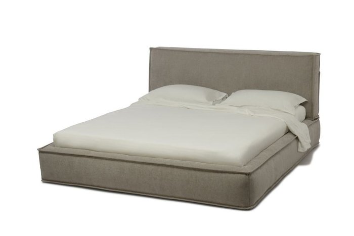 Кровати Bob 180х200 серого цвета с подъемным механизмом и ортопедической решеткой  - лучшие Кровати для спальни в INMYROOM