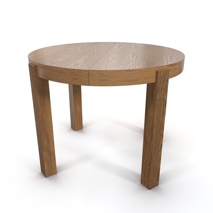 Раздвижной обеденный стол Cerro коричневого цвета - купить Обеденные столы по цене 39033.0