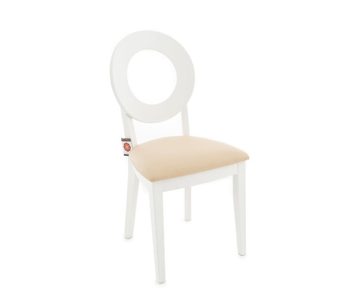 Стул Коломбо бело-бежевого цвета - лучшие Обеденные стулья в INMYROOM