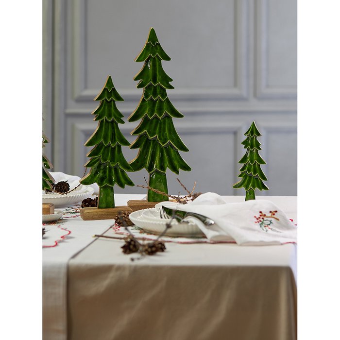 Декор новогодний Nordic tree зеленого цвета - лучшие Фигуры и статуэтки в INMYROOM