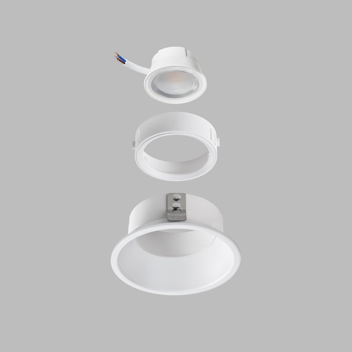 Кольцо фиксации DOMINO под лампу/модуль D50mm д/21450х-21460х БЕЛЫЙ - купить Встраиваемые споты по цене 99.0 Кольцо фиксации DOMINO под лампу/модуль D50mm д/21450х-21460х БЕЛЫЙ - купить Встраиваемые споты по цене 99.0