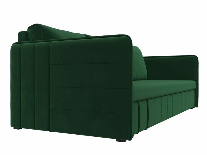 Прямой диван-кровать Слим зеленого цвета - лучшие Прямые диваны в INMYROOM