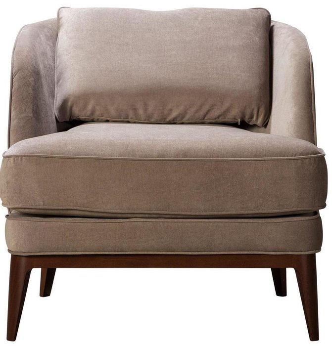 Кресло Окланд светло-коричневого цвета - лучшие Интерьерные кресла в INMYROOM