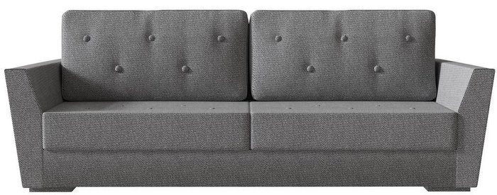 Диван-кровать прямой Милан Velvet Gray серого цвета - купить Прямые диваны по цене 17600.0
