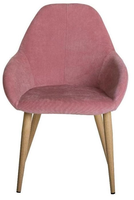Стул Kent розового цвета с бежевыми ножками - купить Обеденные стулья по цене 10080.0