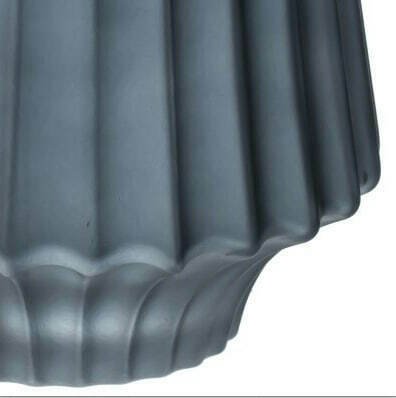 Стеклянная ваза H25 серого цвета - купить Вазы  по цене 2823.0