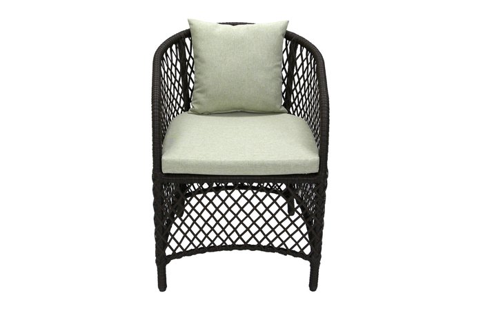 Кресло Сакраменто коричнево-бежевого цвета - купить Садовые кресла по цене 11338.0
