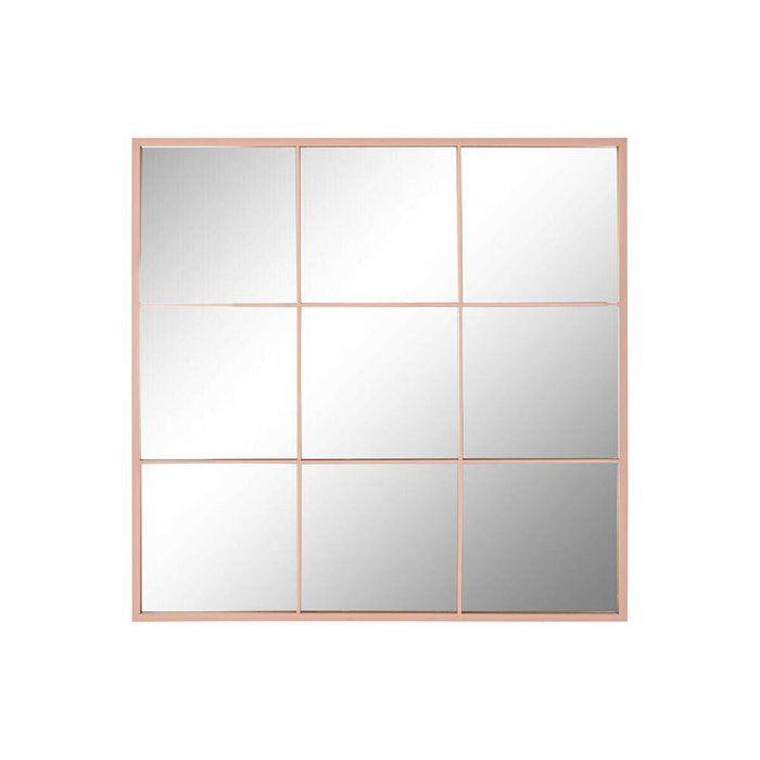 Настенное зеркало Светло Pозовый Окно Scandi 90 x 2 x 90 cm