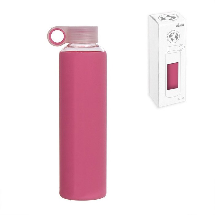 Бутылка для воды Rosa 0.6л  розового цвета - купить Для чая и кофе по цене 2450.0