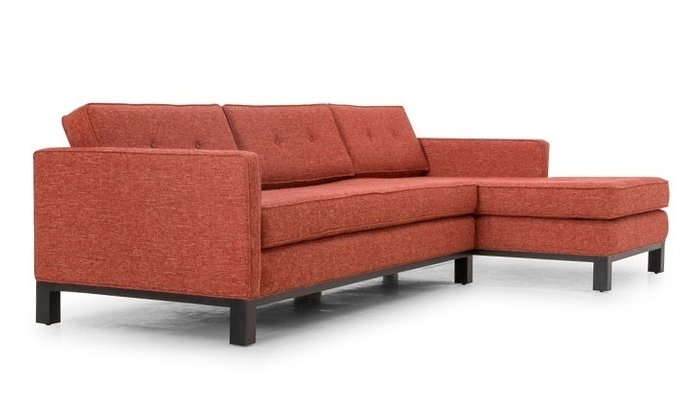 Модульный угловой диван оранжевого цвета - лучшие Угловые диваны в INMYROOM