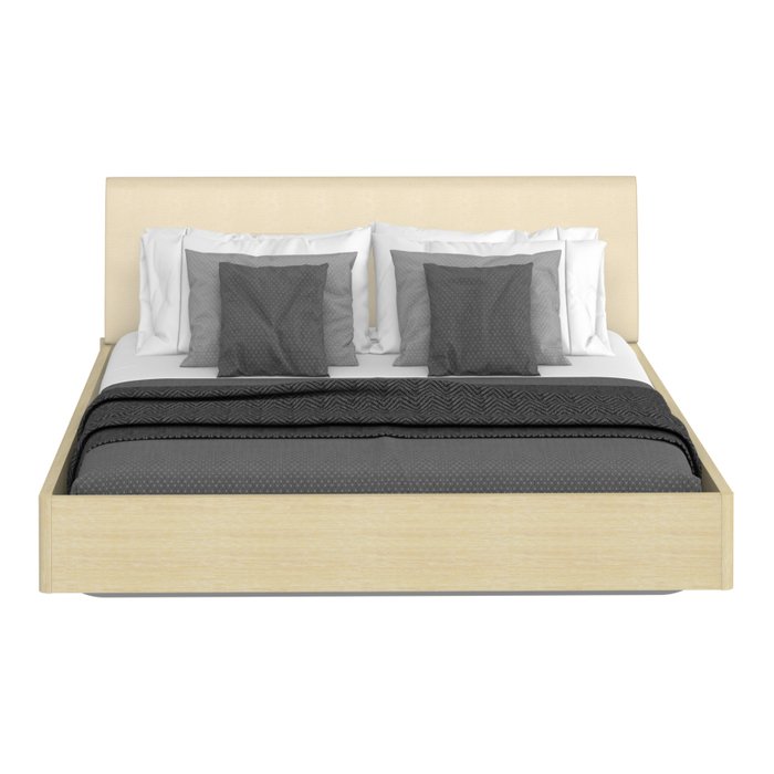 Кровать Элеонора 160х200 бежевого цвета - купить Кровати для спальни по цене 47927.0