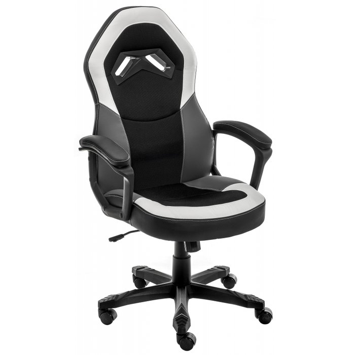 Компьютерное кресло Ultra черно-белого цвета