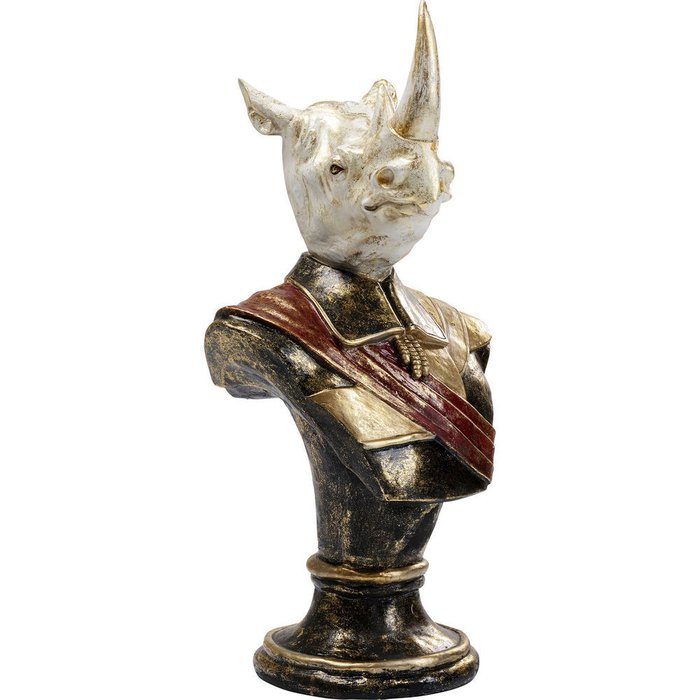 Статуэтка Rhino бело-золотого цвета - купить Фигуры и статуэтки по цене 85860.0