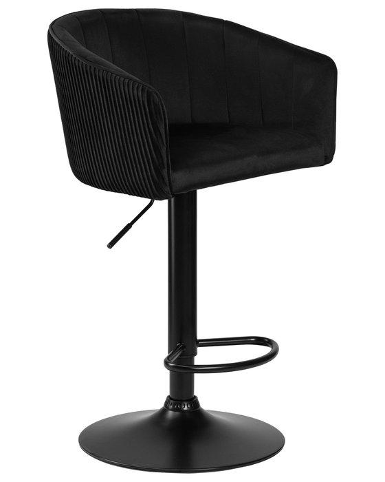 Стул барный Darcy Shiny черного цвета  - купить Барные стулья по цене 9310.0