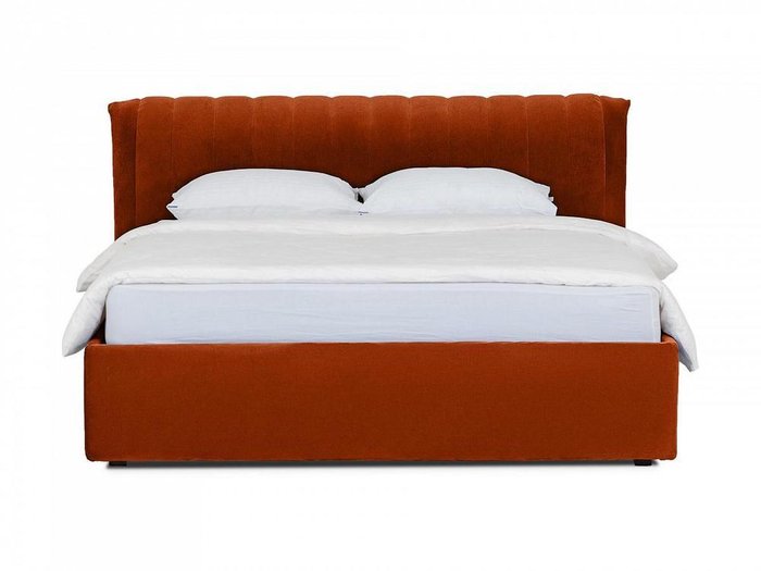 Кровать Queen Anastasia Lux терракотового цвета 160х200 с подъемным механизмом - купить Кровати для спальни по цене 80190.0