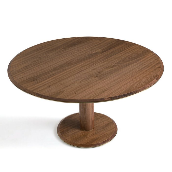 Круглый обеденный стол Bobeno коричневого цвета - купить Обеденные столы по цене 206250.0