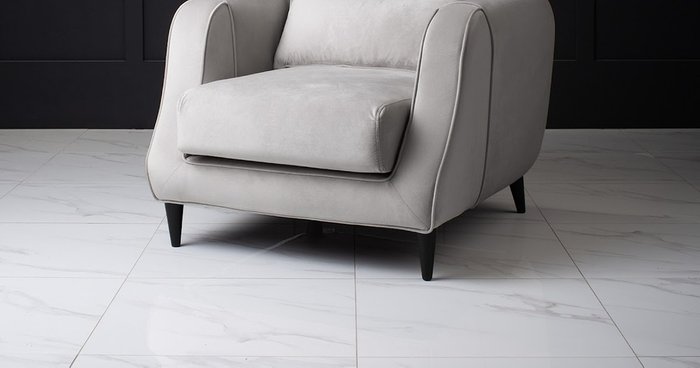 Кресло Dante серого цвета - лучшие Интерьерные кресла в INMYROOM
