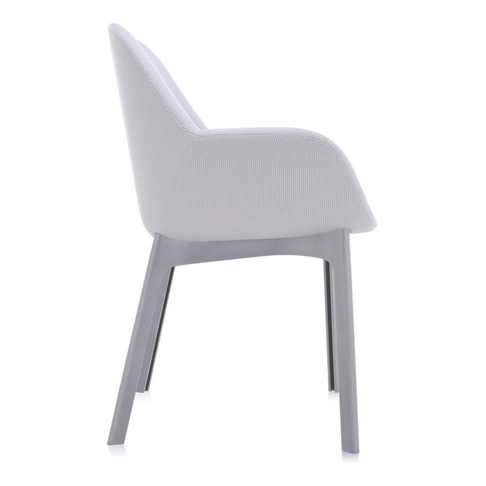 Стул Clap серого цвета - купить Обеденные стулья по цене 50268.0