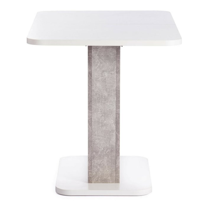 Стол обеденный раскладной Oslo с основанием цвета бетона - лучшие Обеденные столы в INMYROOM