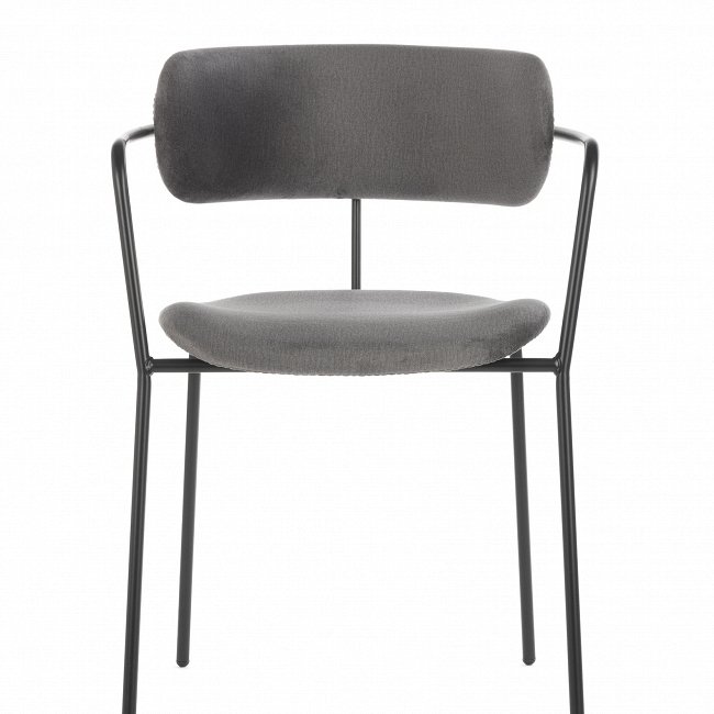 Стул Pedigree Arm темно-серого цвета - лучшие Обеденные стулья в INMYROOM