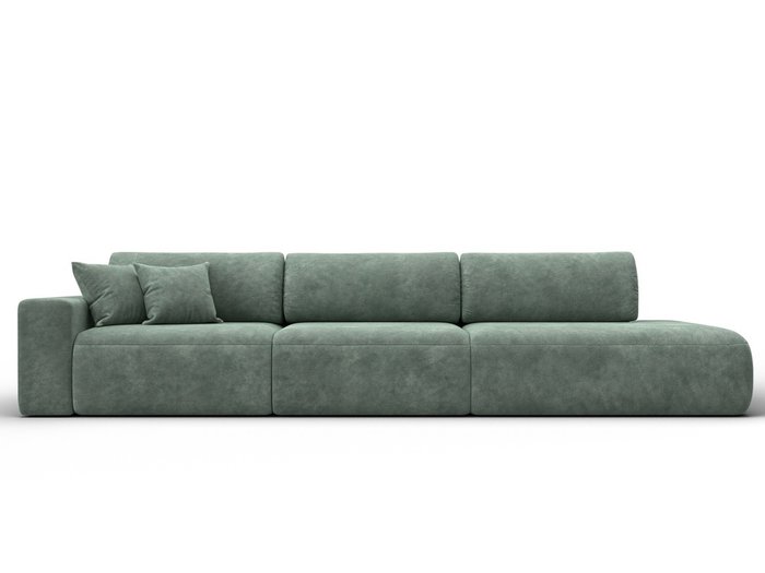 Диван-кровать Лига 036 Модерн Лонг зеленого цвета с левым подлокотником - купить Прямые диваны по цене 114990 Диван-кровать Лига 036 Модерн Лонг зеленого цвета с левым подлокотником - купить Прямые диваны по цене 114990