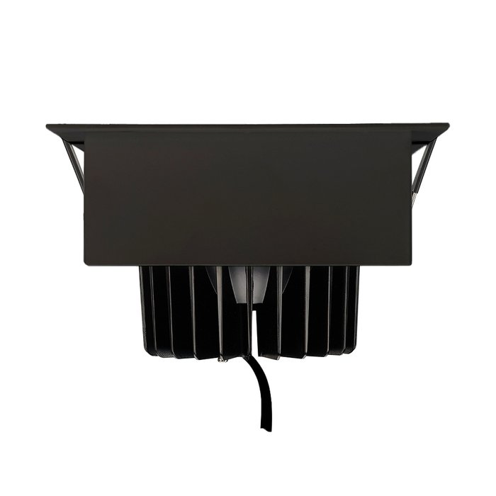 Встраиваемый светильник CL-KARDAN 037028 (металл, цвет черный) - купить Встраиваемые споты по цене 2794.0