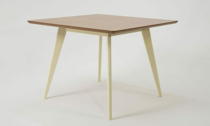 Стол обеденный Сканди М со столешницей коричневого цвета  - купить Обеденные столы по цене 20900.0