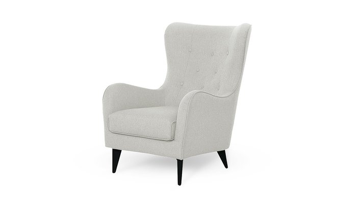 Кресло Бирмингем светло-серого цвета