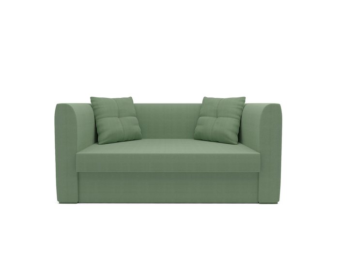 Прямой диван-кровать Ассоль зеленого цвета - купить Прямые диваны по цене 19090.0