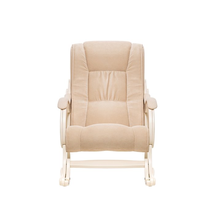 Кресло-качалка Модель 77 с отделкой Verona Vanilla - купить Интерьерные кресла по цене 26518.0