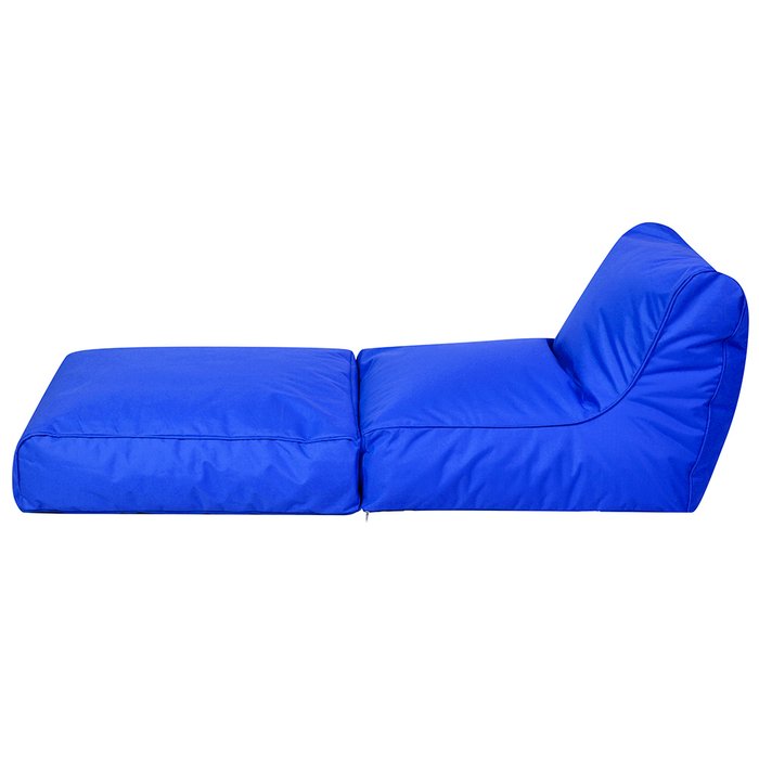 Раскладное кресло-лежак синего цвета - лучшие Бескаркасная мебель в INMYROOM