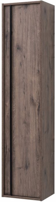 Шкаф-пенал Lino коричневого цвета - купить Пеналы для ванной комнаты по цене 31990.0