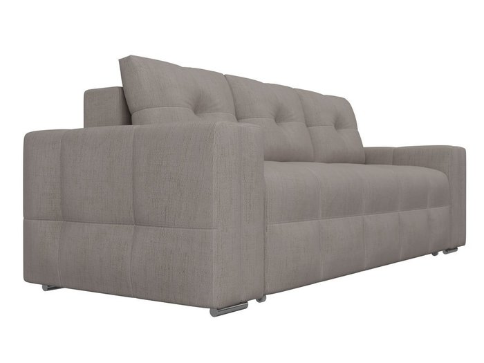 Прямой диван-кровать Леос  бежевого цвета - лучшие Прямые диваны в INMYROOM