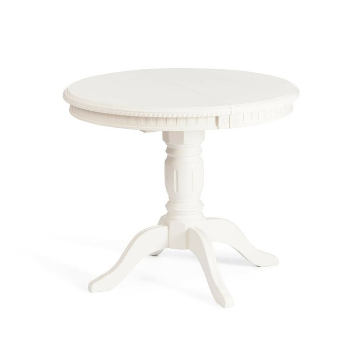 Раздвижной обеденный стол Stefano белого цвета - купить Обеденные столы по цене 30380.0