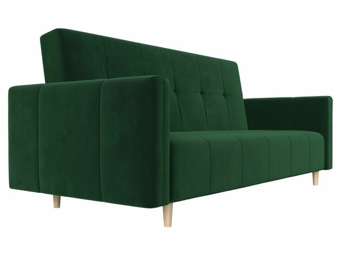 Прямой диван-кровать Вест зеленого цвета - лучшие Прямые диваны в INMYROOM