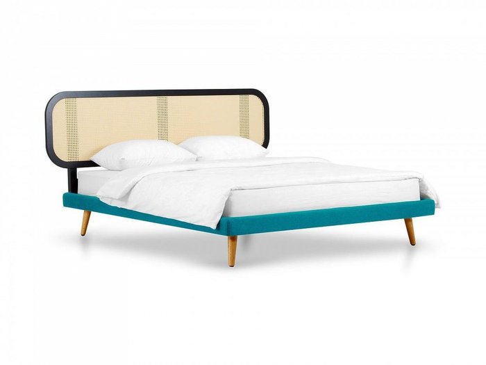 Кровать Male 160х200 бежево-голубого цвета - купить Кровати для спальни по цене 109700.0