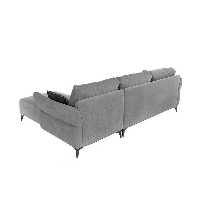 Угловой диван серого цвета - лучшие Угловые диваны в INMYROOM