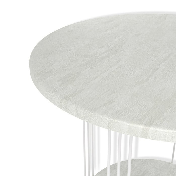 Столик кофейный Арнис белого цвета - купить Кофейные столики по цене 5610.0