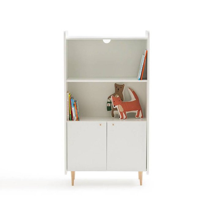 Шкаф детский Zag белого цвета - лучшие Книжные шкафы в INMYROOM