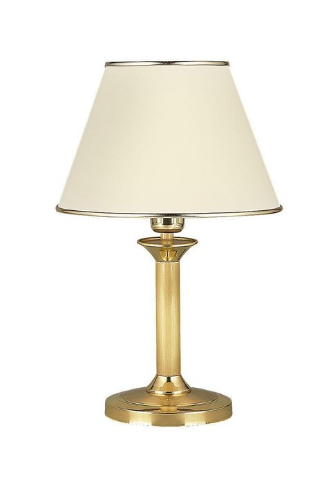 Настольная лампа Classic с бежевым абажуром