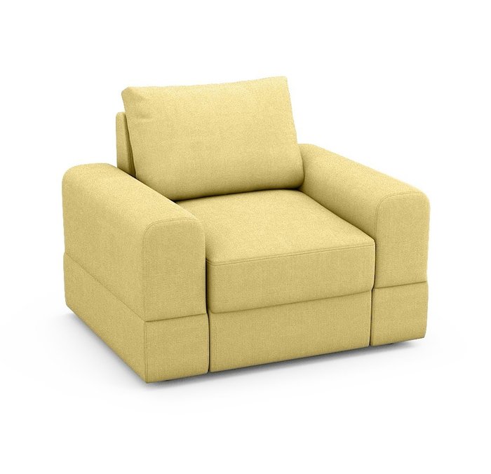 Кресло Elke желтого цвета