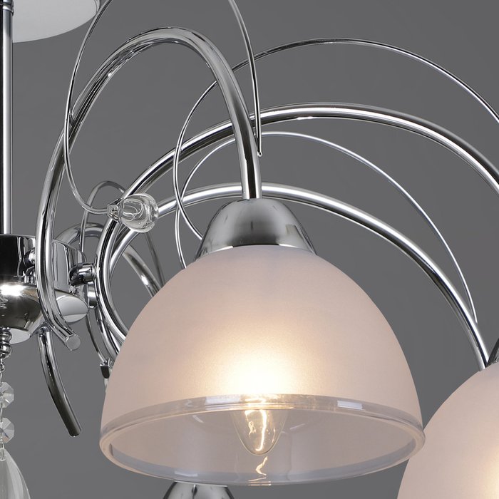 IL0495-8CSQ-25CH ELITE светильник потолочный - купить Подвесные люстры по цене 14680