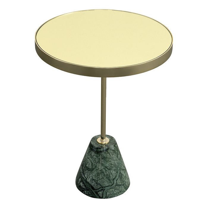 Столик кофейный Kaya золотисто-зеленого цвета - купить Кофейные столики по цене 22015.0