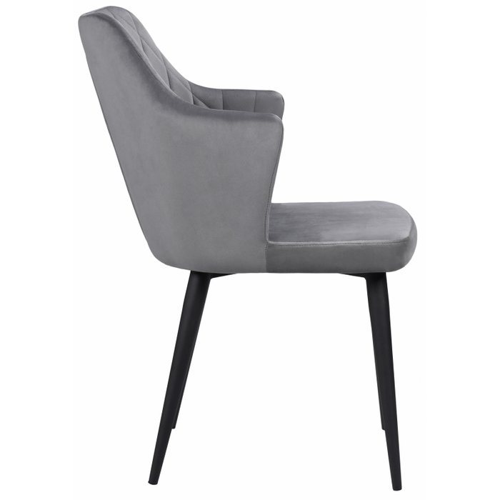 Стул Velen черно-серого цвета - лучшие Обеденные стулья в INMYROOM