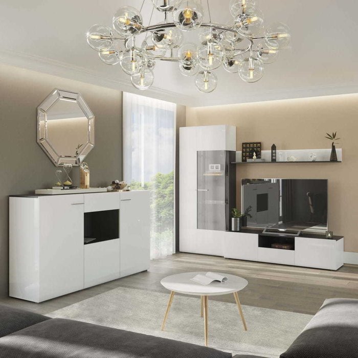 Мебель для гостиной Enzo №3 белого цвета