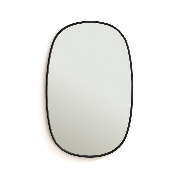 Зеркало настенное с каркасом из кованого железа Martela черного цвета - купить Настенные зеркала по цене 35973.0