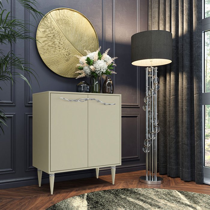 Комод Арт Колор matte Классик Сильвер цвета серый шелк - лучшие Комоды в INMYROOM Комод Арт Колор matte Классик Сильвер цвета серый шелк - лучшие Комоды в INMYROOM