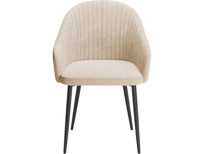 Комплект из двух стульев Шелл бежевого цвета - лучшие Обеденные стулья в INMYROOM