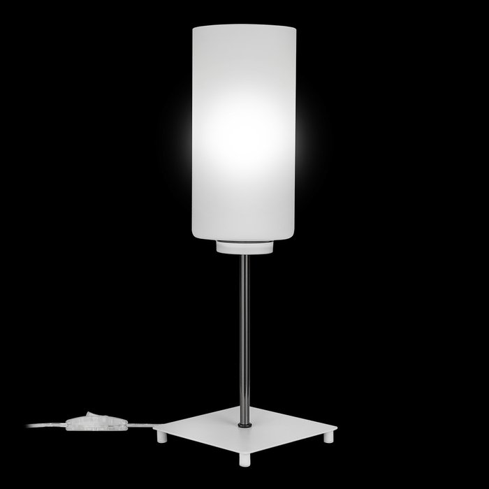 Настольный светильник Frosted с плафоном цилиндр - лучшие Настольные лампы в INMYROOM